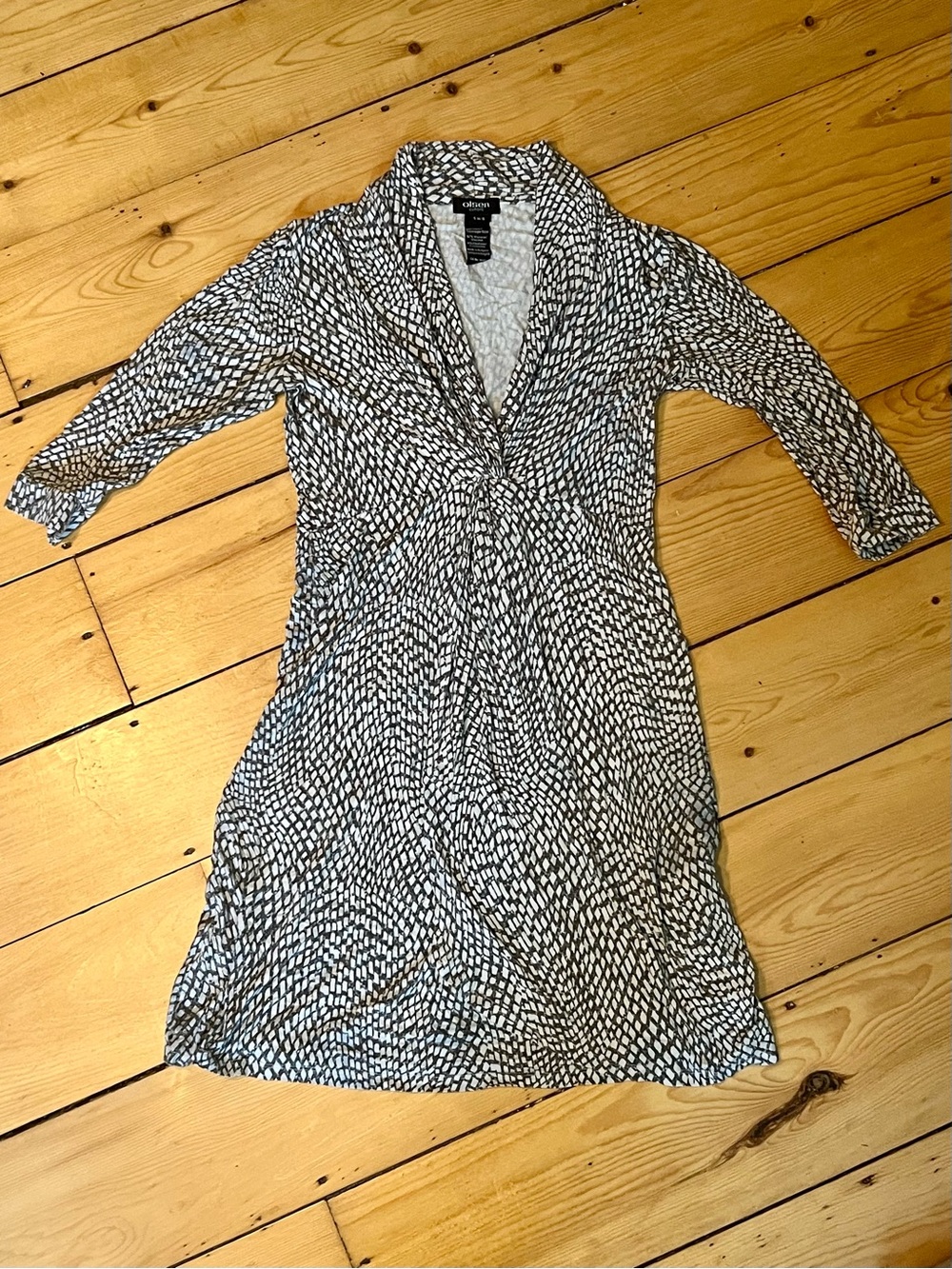 Black & White Geometric Olsen Europe Dress